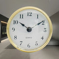 80mm Quartz Clock Insert – DIY Clock Repair Replacement Part Clock Insert Part PLUSH WhiteRomanBlksec