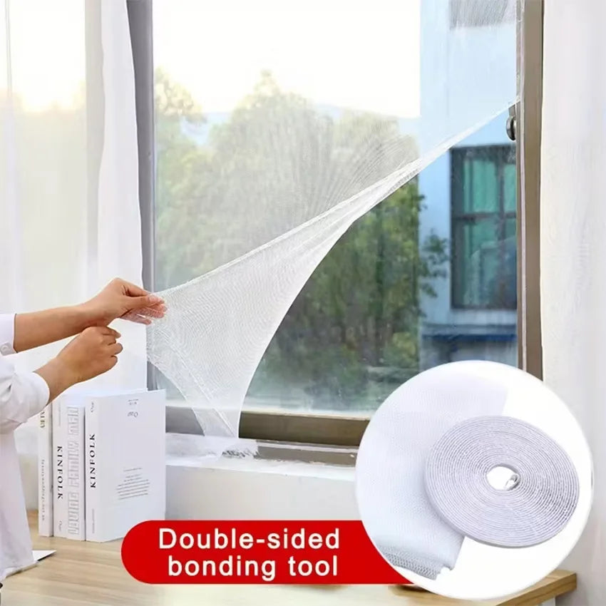 Self-Adhesive Window Mosquito Net – DIY Cut Insect Screen Window Insect Screen PLUSH