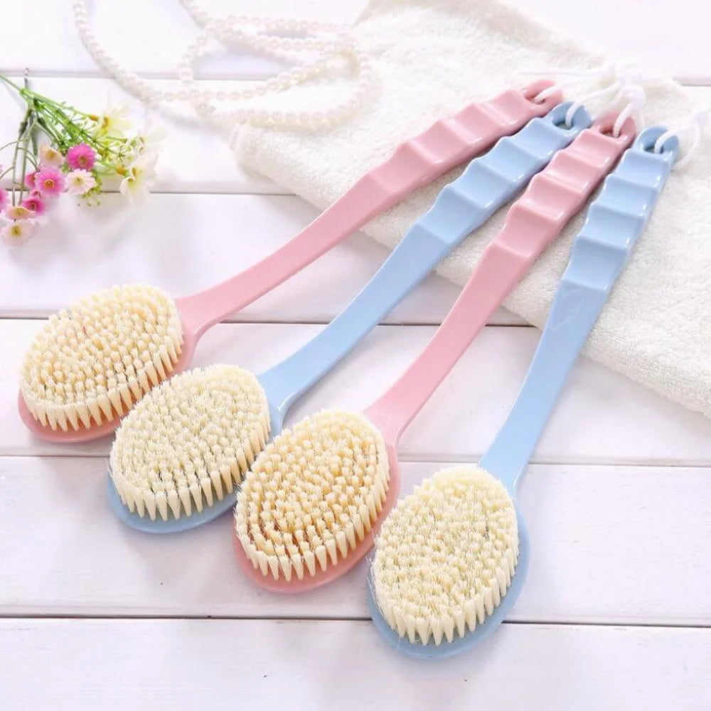 Long Handle Bath Brush – Soft Body Scrubber & Exfoliator Bath Scrub Brush PLUSH