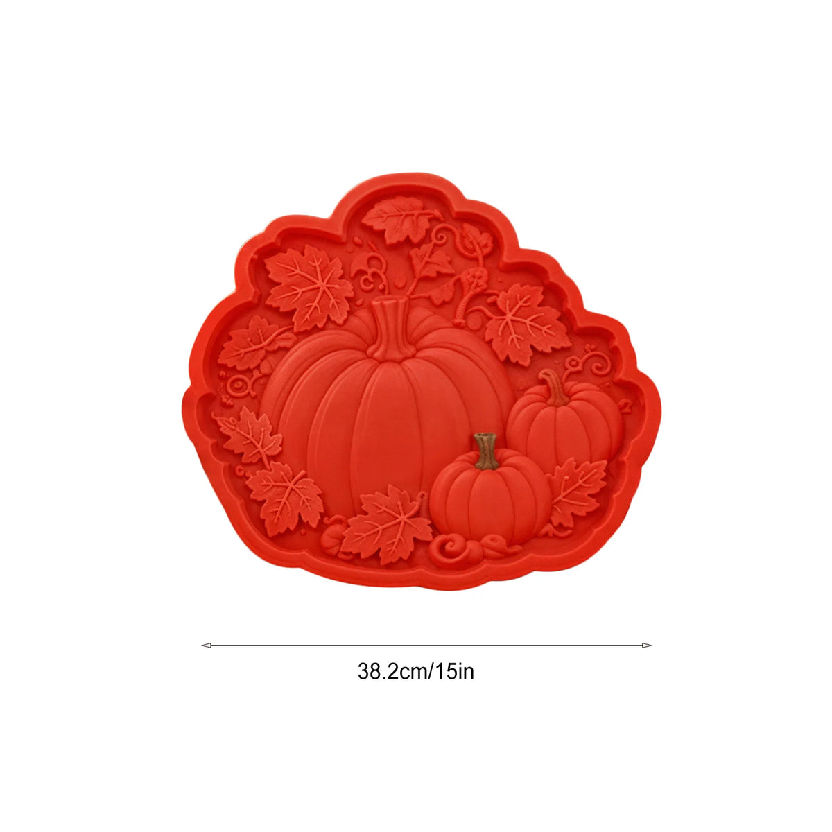 Sunflower Stepping Stone Mold – Reusable Concrete Path Paver Concrete Stepping Stone Mold PLUSH Pumpkin