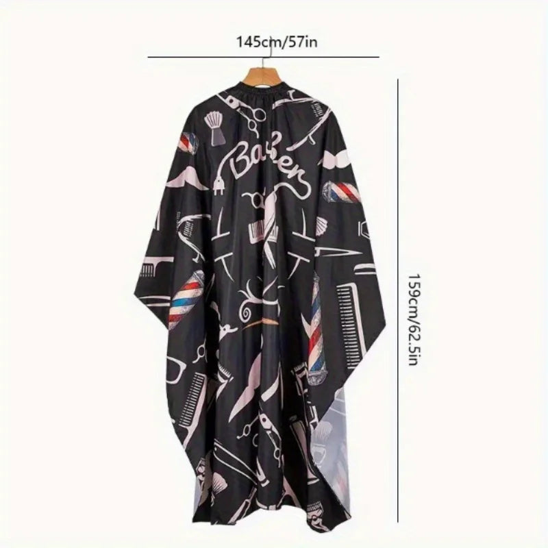 Salon Hairdressing Cape – Adult Barber Cloak Shawl Apron Salon Hairdressing Cape PLUSH C