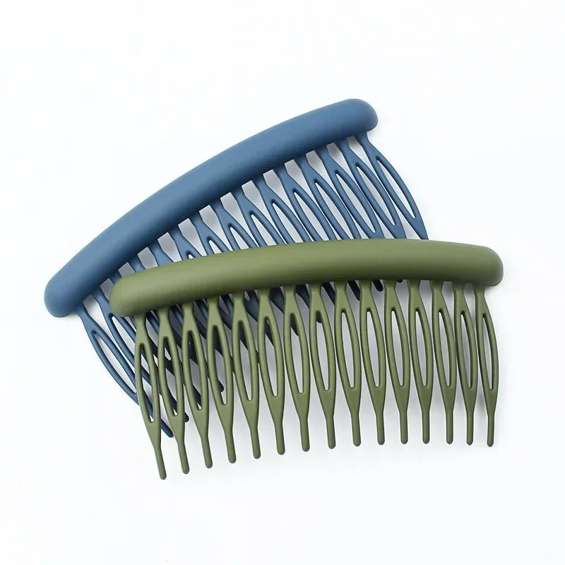 Frosted Acrylic Hair Comb Clips 15 Teeth – Candy Colors Hair Comb Clip PLUSH