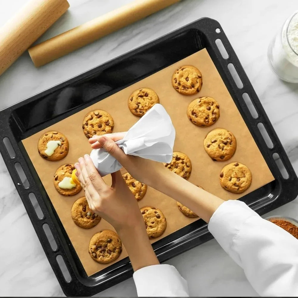 Precut Non-Stick Parchment Baking Paper for Air Fryer & Oven Parchment Baking Paper PLUSH