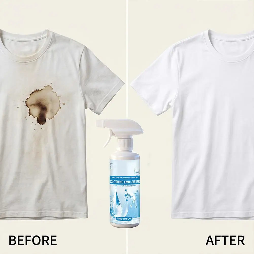 Fabric Stain Remover Spray – Clothing Emulsifier 300ml Laundry Stain Remover PLUSH