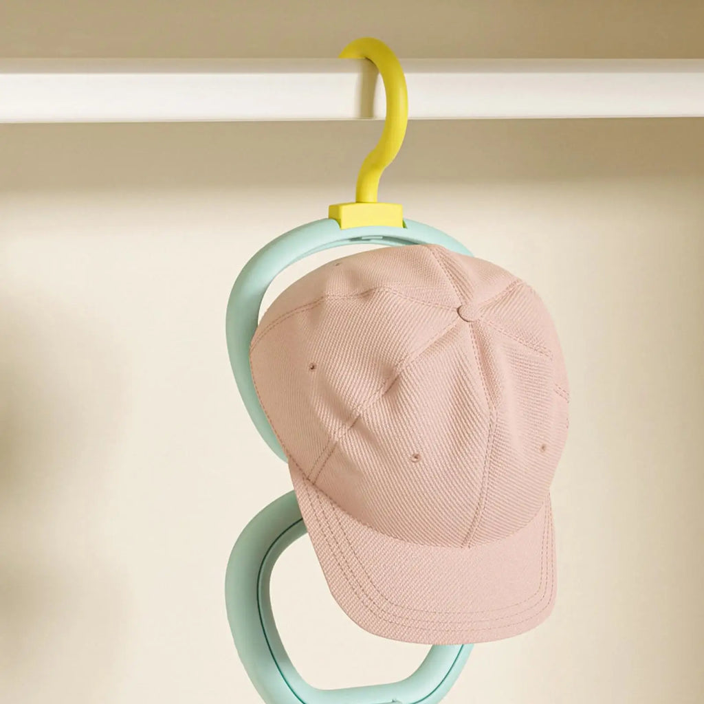 6-Hook Spliceable Baseball Cap Rack – Door & Closet Organizer Hat Rack Organizer PLUSH