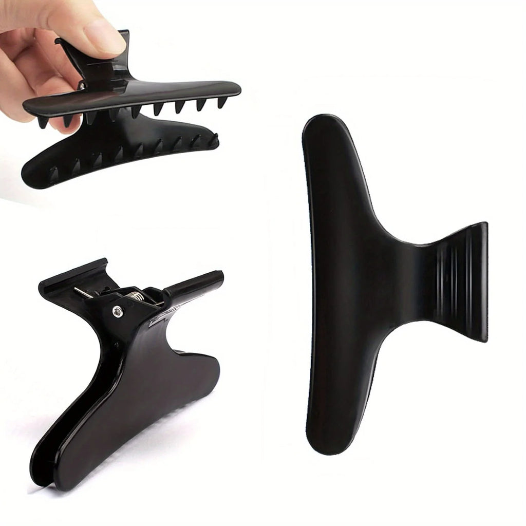12-Pack Butterfly Hair Claw Clips – Salon Sectioning Tool Hair Sectioning Clips PLUSH