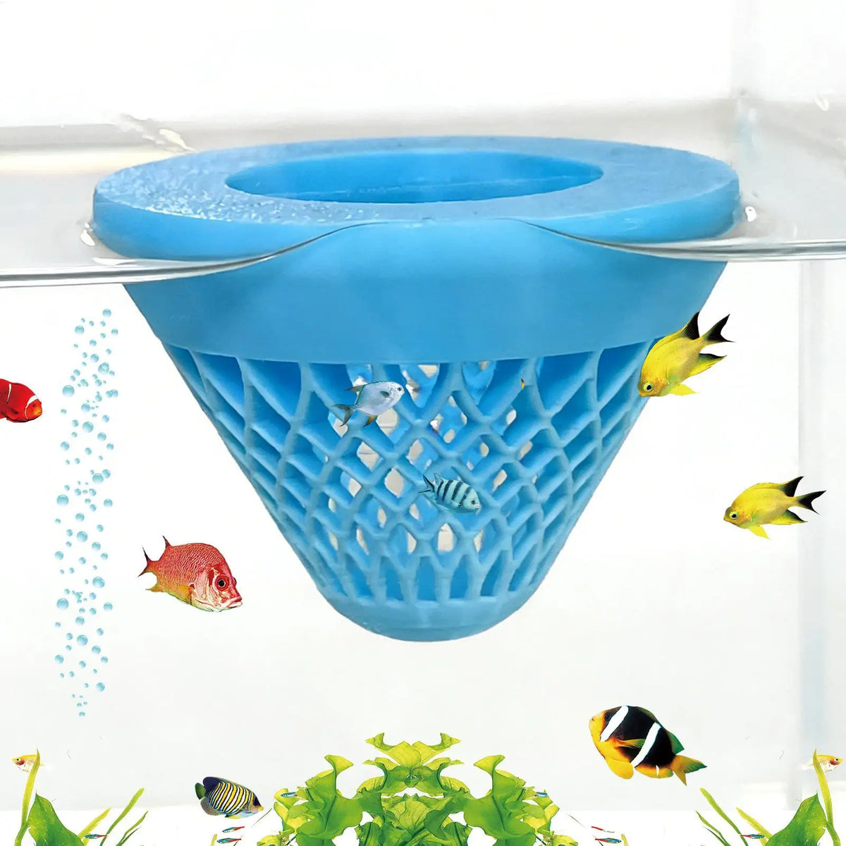 Aquarium Floating Cave Hideout & Feeding Ring – Betta & Shrimp Aquarium Hideout Accessory PLUSH