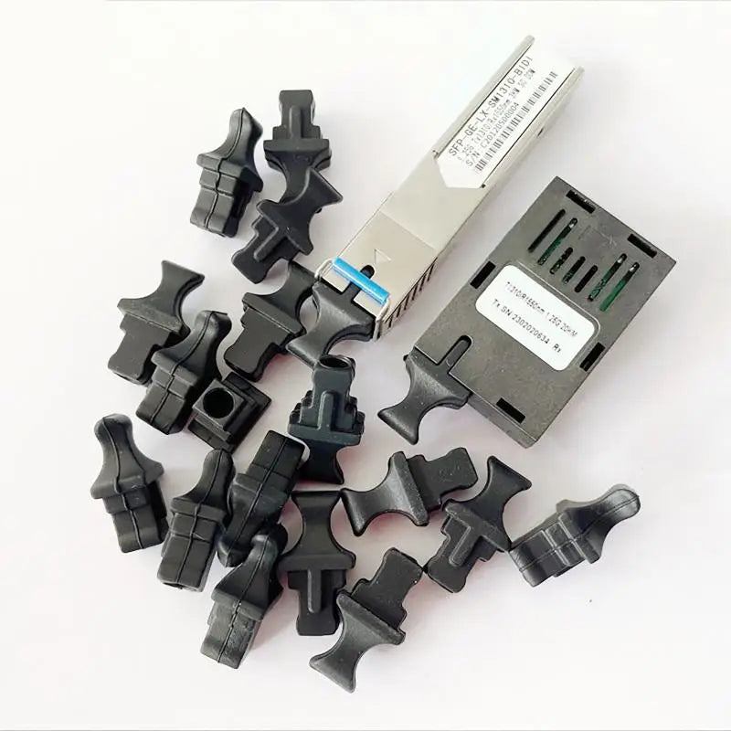 Silicone Dust Caps for EPON/GPON Fiber Modules – 10/30pcs Fiber Port Dust Cap PLUSH