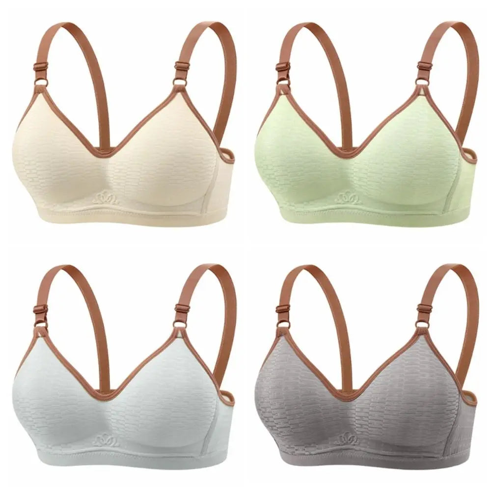 Wireless Deep V Push Up Bra – Adjustable Women's Lingerie Push Up Bra PLUSH