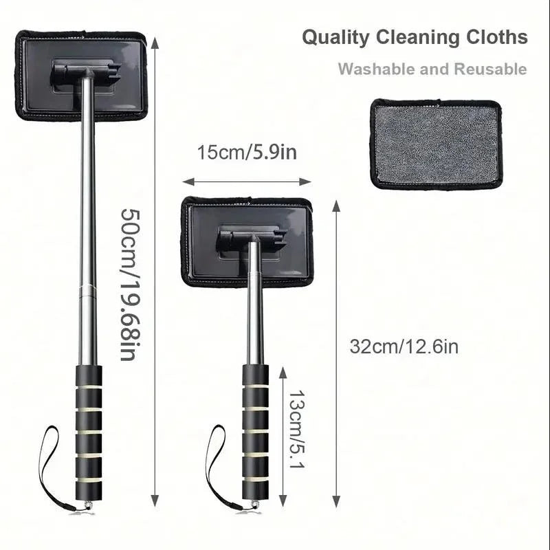 Telescopic Car Windshield Wiper & Window Cleaning Tool Auto Window Cleaner PLUSH