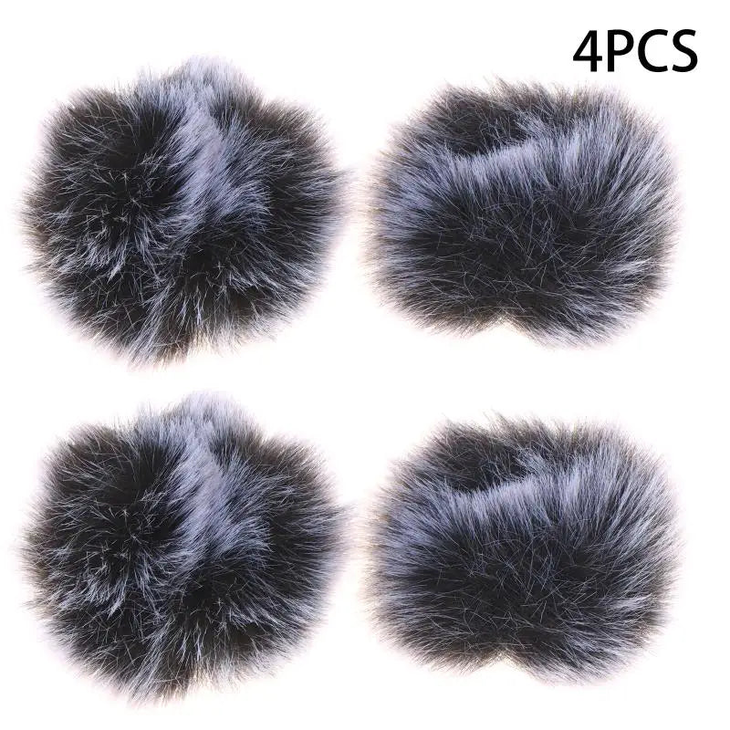 Lavalier Mic Plush Windscreen Cover – RODE BOYA D11 Universal Fit Microphone Windscreen PLUSH 4PCS