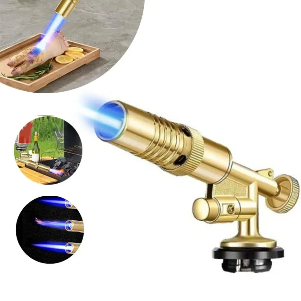 Pure Copper Gas Torch – Auto Ignition Flame Gun for Kitchen & BBQ Kitchen Torch PLUSH Default Title