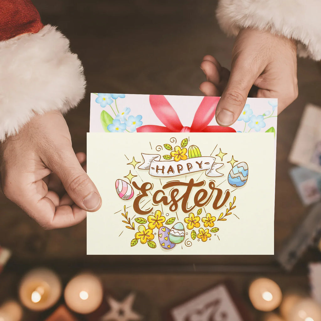 Easter Greeting Cards with Envelopes – 2 Sets, 12 Premium Cards Easter Greeting Cards PLUSH