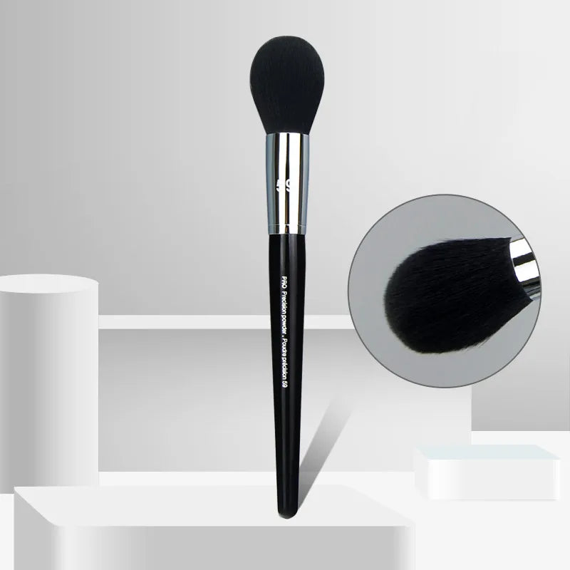 PLUSH SEP #59 Flame Shape Pro Powder & Blush Makeup Brush Makeup Powder Brush PLUSH