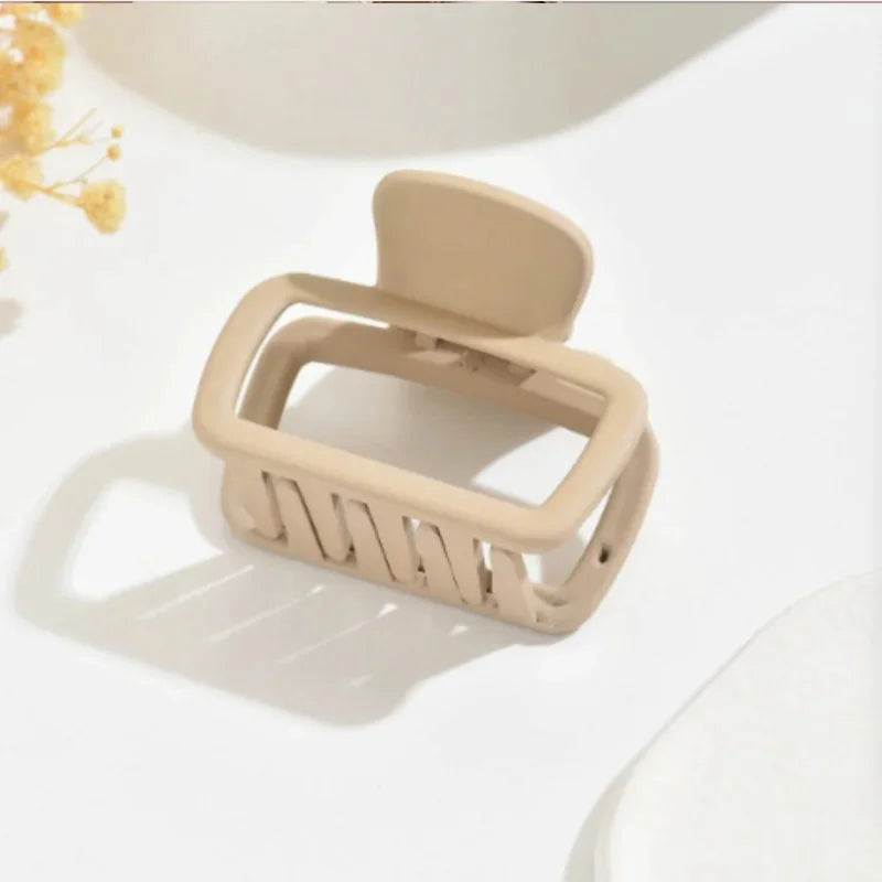 4pcs Square Hair Claw Clips – Lightweight Acetate Women's Set Hair Claw Clips PLUSH