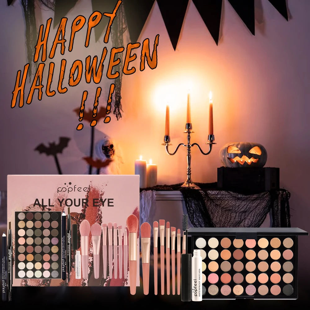 POPFEEL 27-Piece Complete Makeup Gift Set – Holiday Beauty Kit Makeup Gift Set PLUSH SET002A