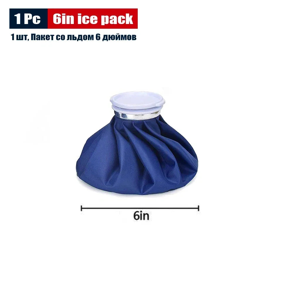 Reusable Ice Bag Bandage – Hot & Cold Compress Wrap Ice Bag Compress Wrap PLUSH 6in ice pack-1Pc