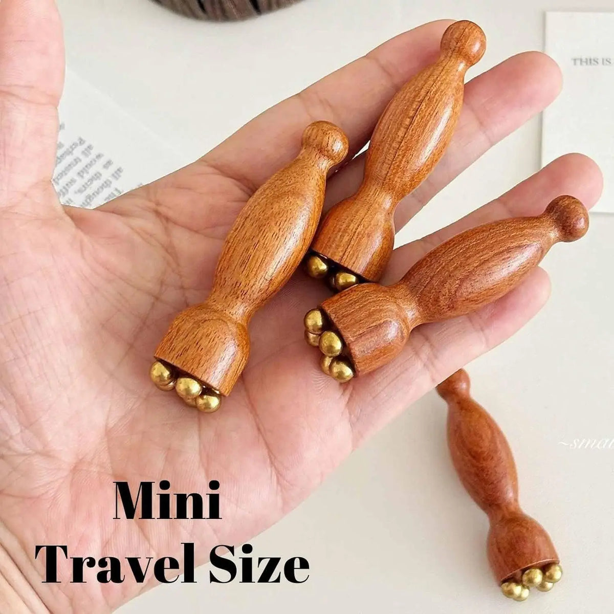 Rosewood Gua Sha Facial Massager – Copper Acupoint Tool Facial Gua Sha Massager PLUSH