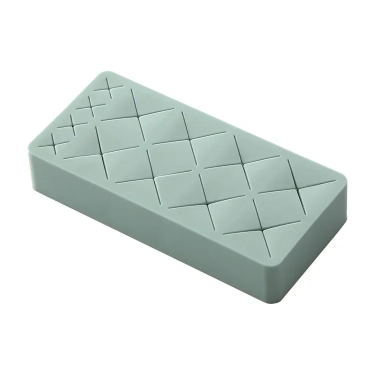 Silicone Lipstick & Makeup Brush Desktop Organizer Rack Makeup Organizer PLUSH S-BLUE