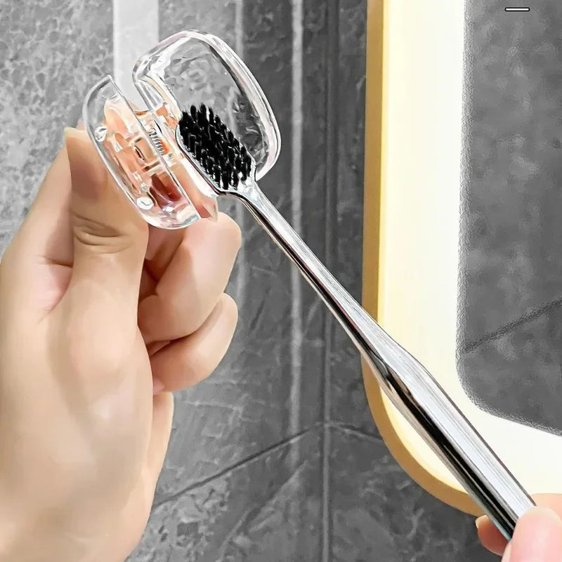 Toothbrush Head Covers – Travel Protector Caps, Color Pack Toothbrush Protector Cap PLUSH