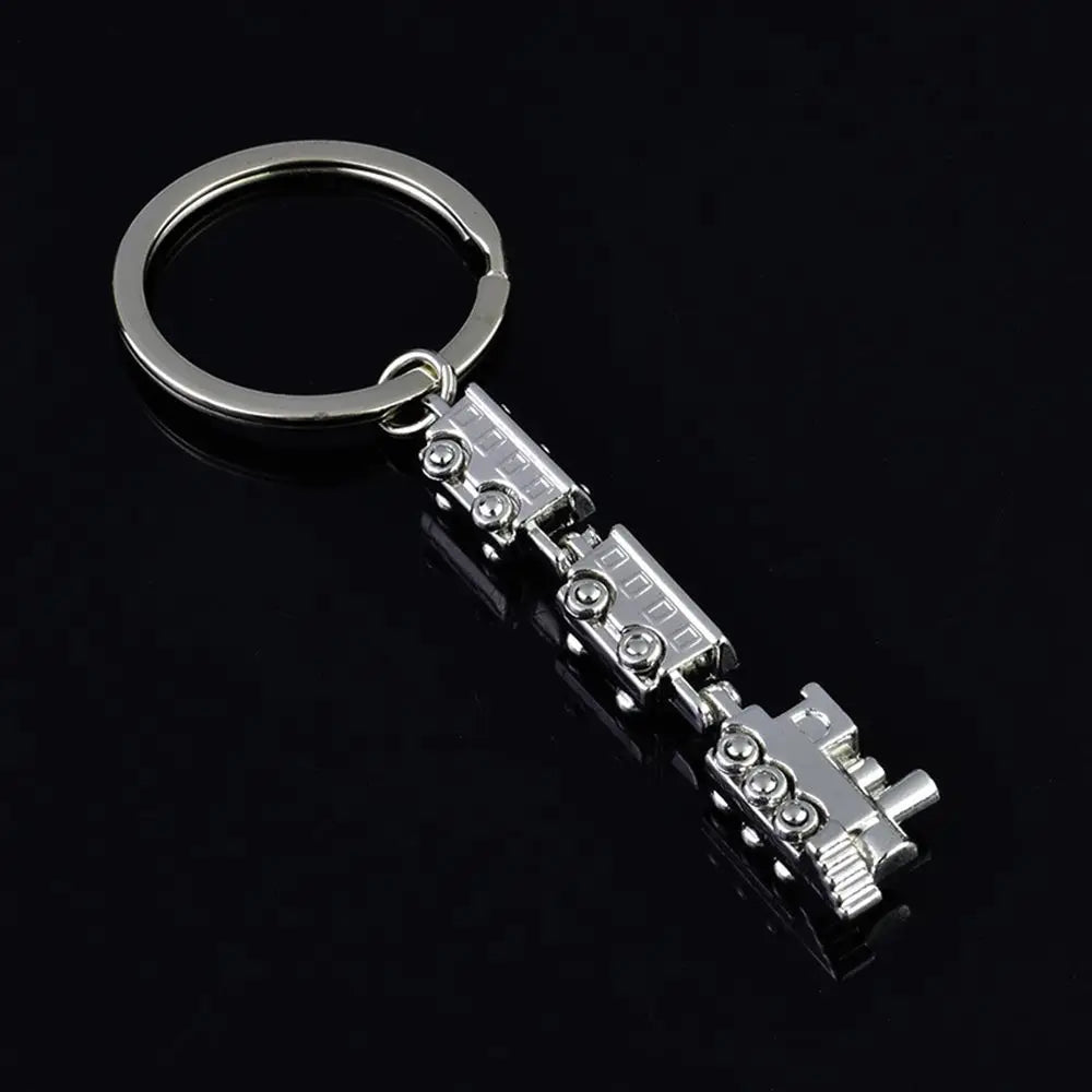 Train Shaped Metal Key Chain – Zinc Alloy Fashion Key Ring Fashion Key Chain PLUSH