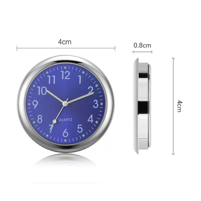 Luminous Analog Car Dashboard Clock – Mini Interior Decor Car Dashboard Clock PLUSH