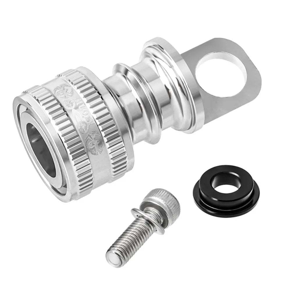 Aluminum Alloy Quick Release Bicycle Pedal Adapter | Ultra-Light Bicycle Pedal Adapter PLUSH Silver 1 PC