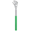 Telescoping Back Scratcher Long Reach Stainless Steel Claws Back Scratcher PLUSH 1PCS Green