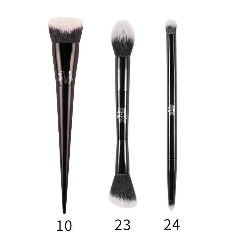 Kat Von D KVD Makeup Brush Set – Full Face & Eye Kit Makeup Brush Set PLUSH KVD 1-3-1 China Mainland