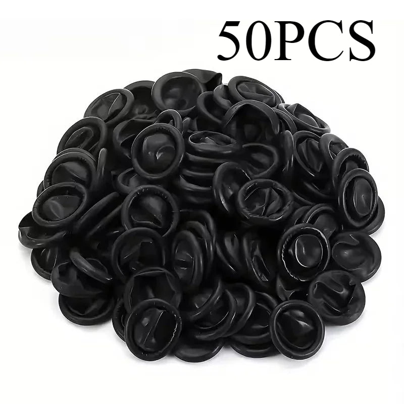 Disposable Latex Finger Cots Non-Slip Covers 50/100/200pcs Latex Finger Cots PLUSH 50PCS