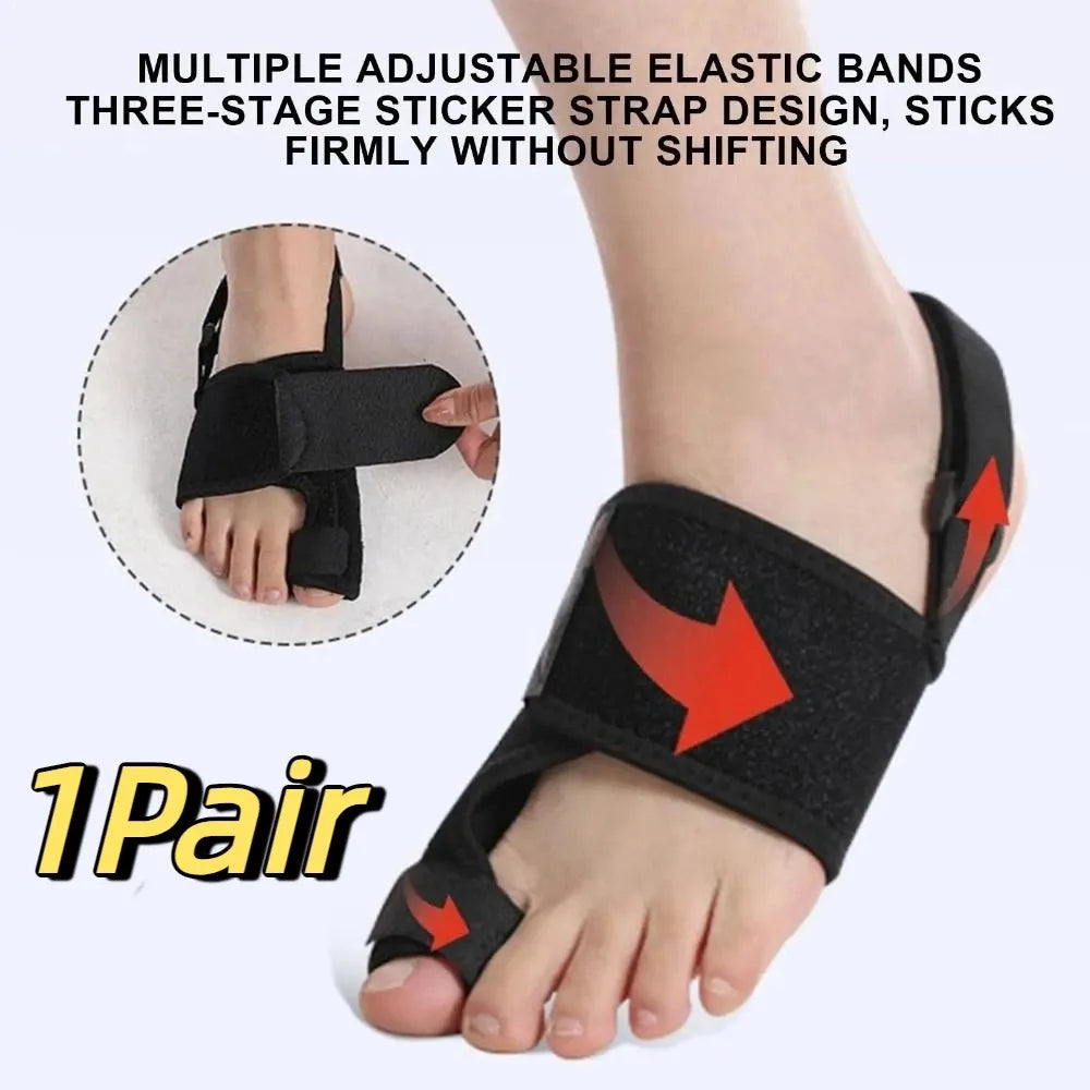 Adjustable Big Toe Straightener Brace – Breathable Bunion Corrector Toe Corrector Brace PLUSH