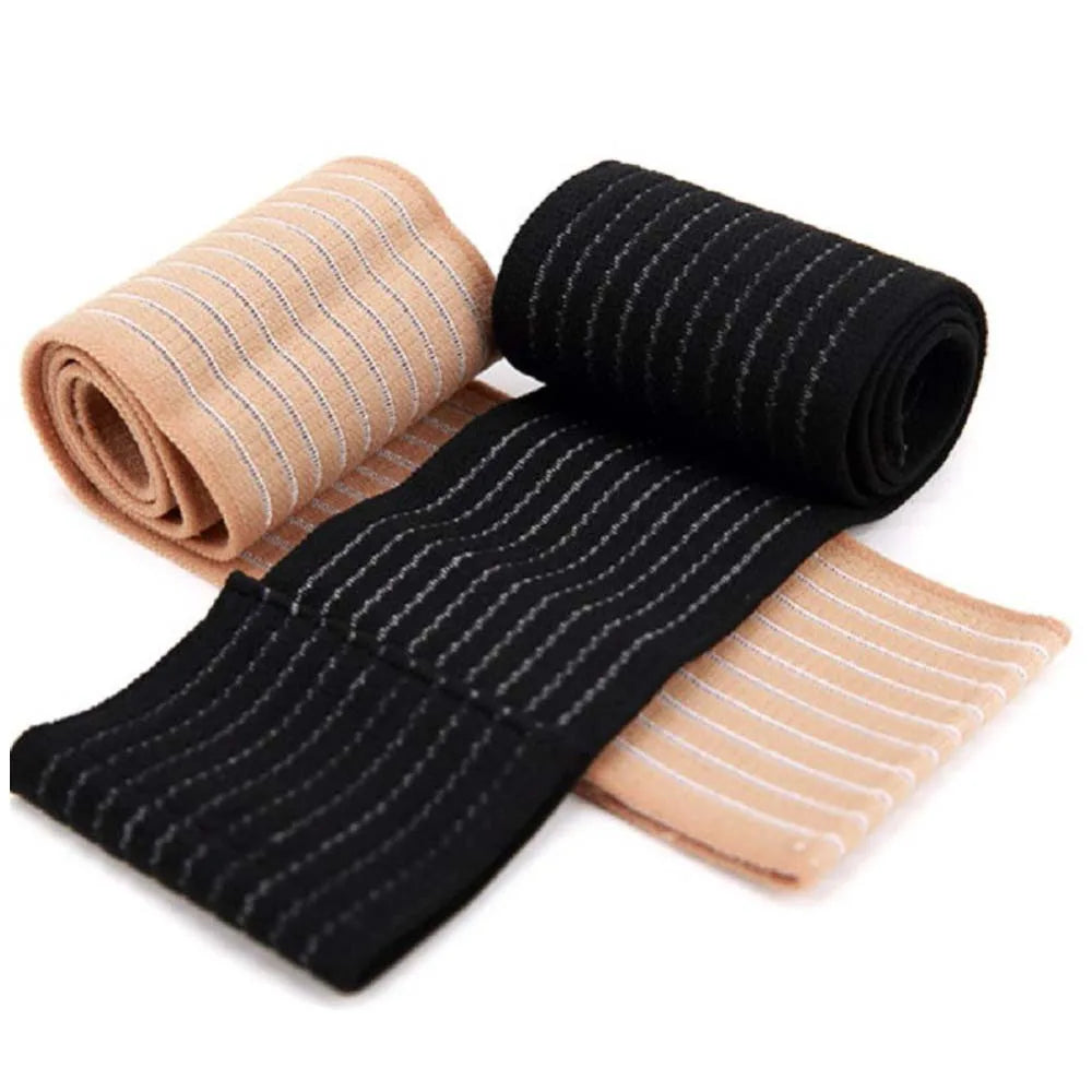 Elastic Compression Bandage Wrap – Knee Wrist Ankle Elbow Compression Bandage Wrap PLUSH