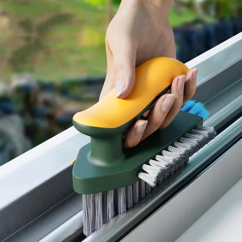 Crevice Cleaning Brush – Tile Grout & Corner Scrubber Tool Crevice Cleaning Brush PLUSH