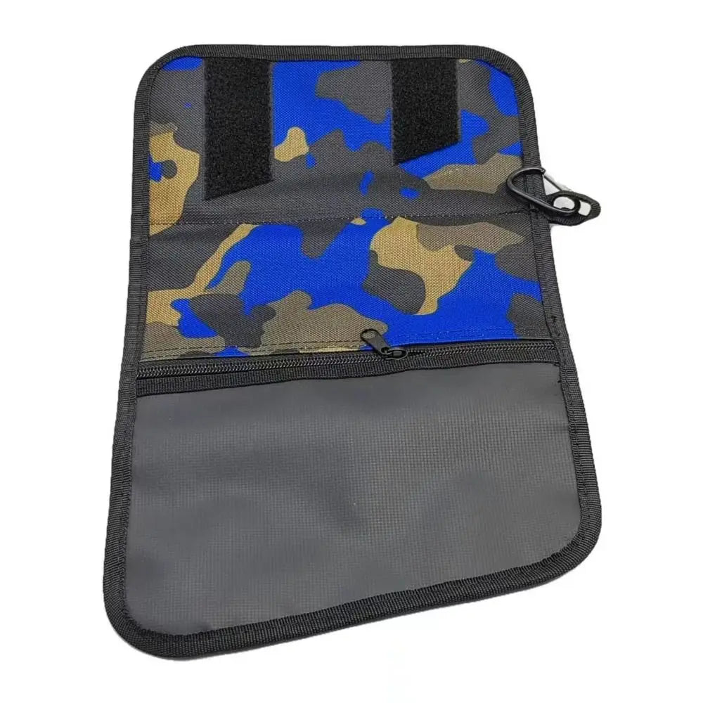 Waterproof Fishing Lure Bag – 6-Pocket Partitioned Bait Wallet Fishing Tackle Bag PLUSH