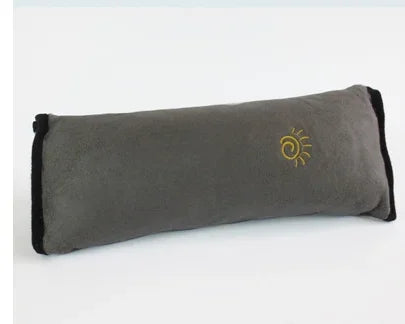 Kids Car Seat Belt Pillow – Plush Shoulder Cushion & Head Support Car Seat Belt Pillow PLUSH Gray