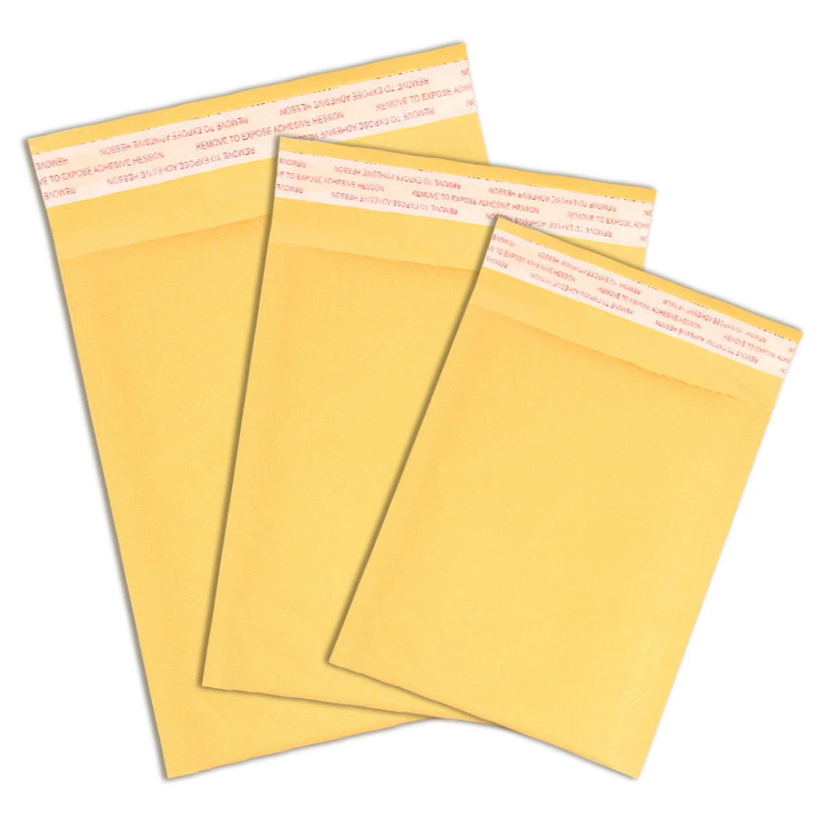 Yellow Kraft Bubble Mailers Self Seal Padded Envelopes 10-20pk Bubble Mailers PLUSH