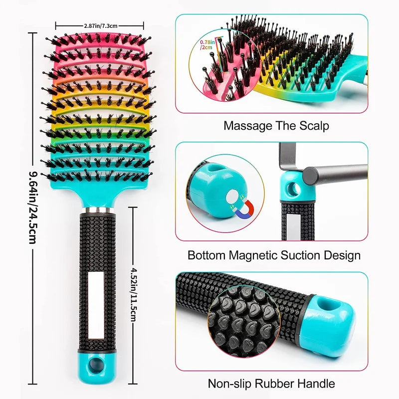 Magic Scalp Massage Detangling Hair Brush – Wet & Curly Detangling Hair Brush PLUSH