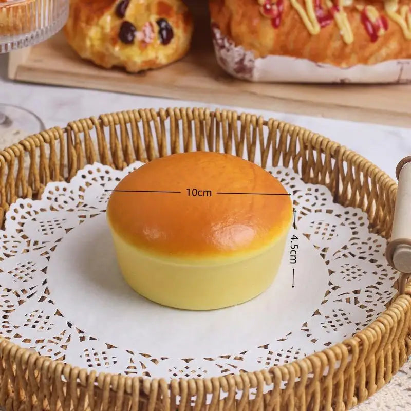 Simulation Bread Squeeze Fidget Toy – Squishy Food Novelty