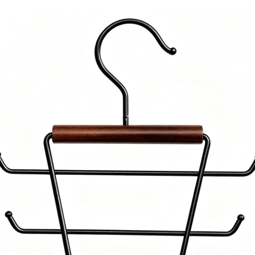 Rotating Double-Sided Vertical Clothes Hanger | Space-Saving Clothes Hanger Organizer PLUSH