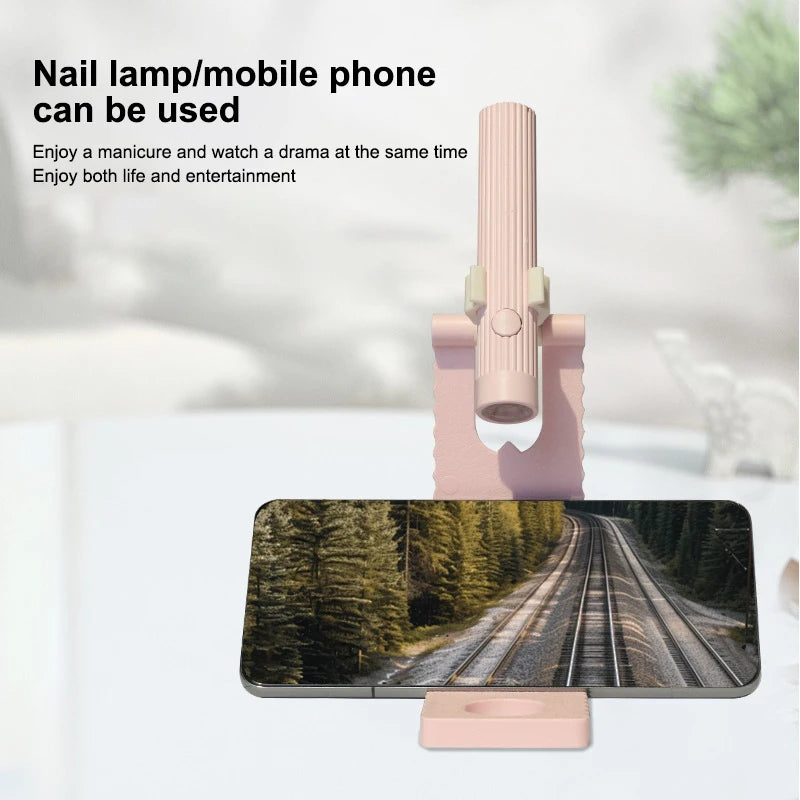 Handheld UV LED Nail Lamp – Portable Rechargeable Gel Nail Dryer UV Nail Lamp PLUSH