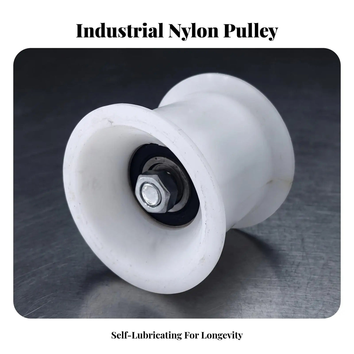 Nylon Conveyor Belt Tensioner Pulley Wheel with Bearing Belt Tensioner Pulley PLUSH