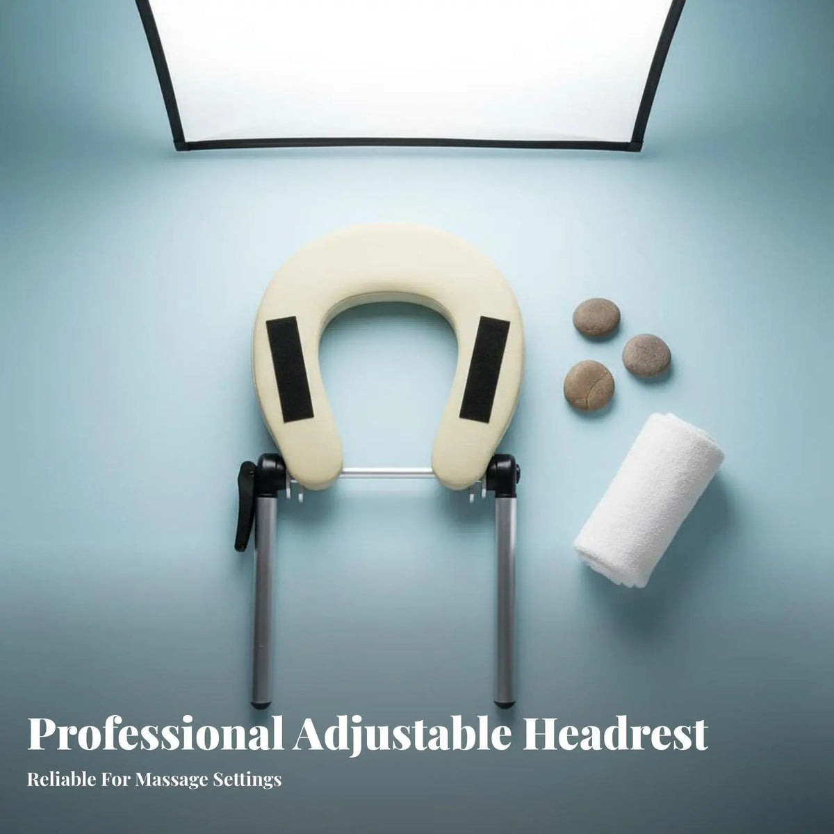 Adjustable Facial Cradle Frame for Massage Table – Aluminum Massage Table Accessory PLUSH