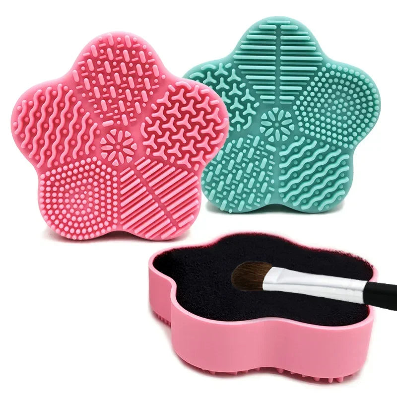 Seashell Silicone Makeup Brush Cleaner Scrubber Pad Brush Cleaner Pad PLUSH