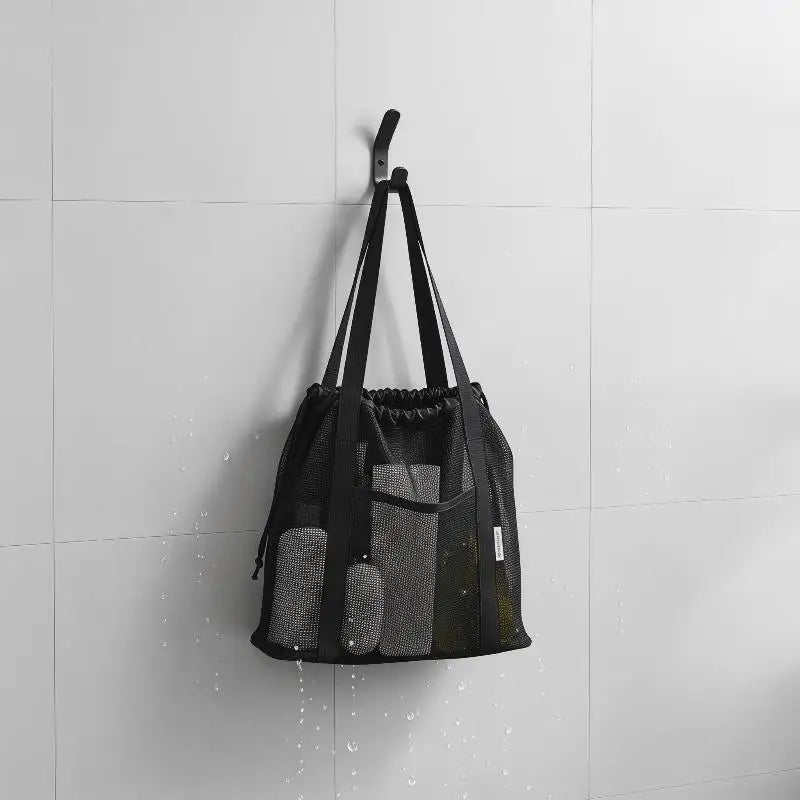 Summer Mesh Beach Tote Bag – Large Capacity Quick-Dry Mesh Beach Tote Bag PLUSH