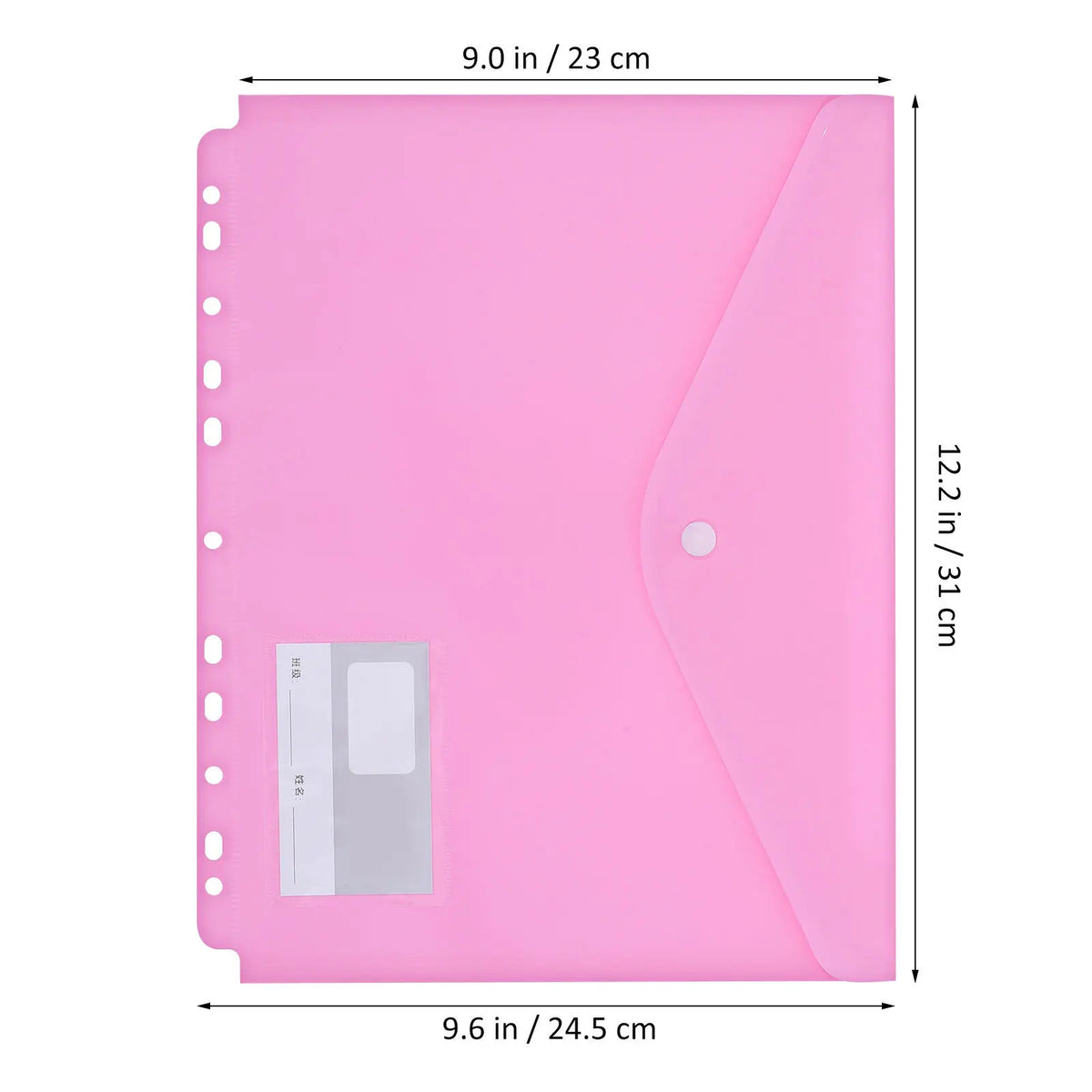 10pcs Waterproof A4 Plastic File Envelopes – Document Organizer Document File Envelopes PLUSH