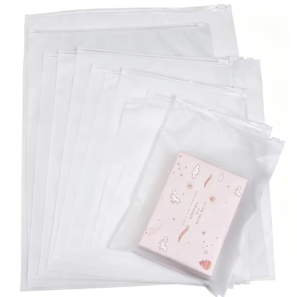 Matte Frosted Ziplock Bags – Jewelry & Craft Storage Pouches Ziplock Storage Bags PLUSH