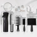 Black Hair Comb Set – Barber Tail & Styling Combs 3/4/5pcs Hair Comb Set PLUSH 5pcs set B