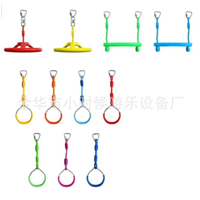 Kids Gym Rings Swing Set – Indoor & Outdoor Playground Kids Gym Swing Set PLUSH
