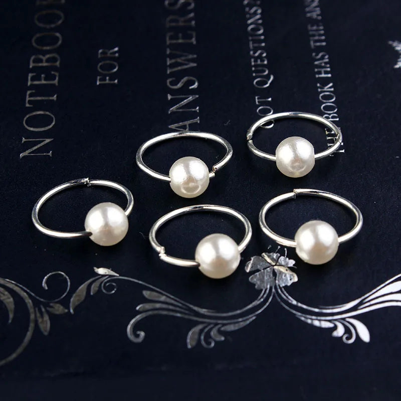 Alloy Shell Dreadlock Beads Hair Cuffs Rings & Clips – 5-10pcs