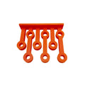 9-Hole Screwdriver Wall Rack – Garage Tool Organizer Tool Wall Rack PLUSH Orange